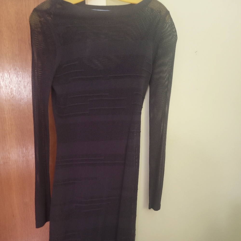 Vera Wang XS Black Slip Dress